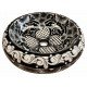 Talavera Round Vessel Sink Donut Acapulco Negro